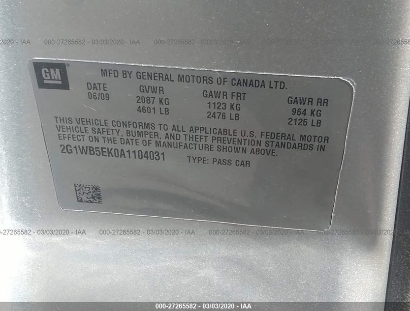 2G1WB5EK5A1205078