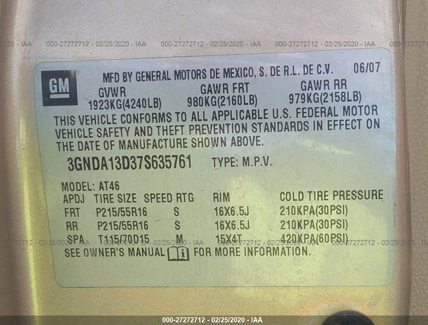 3GNDA13D37S635761