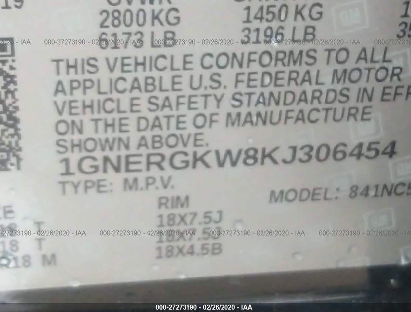 1GNERGKW8KJ306454