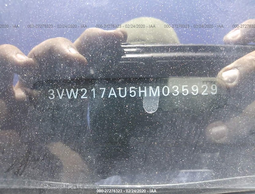 3VW217AU5HM035929