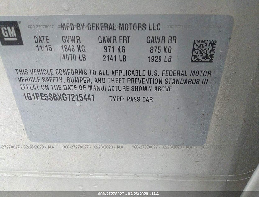 1G1PE5SBXG7215441