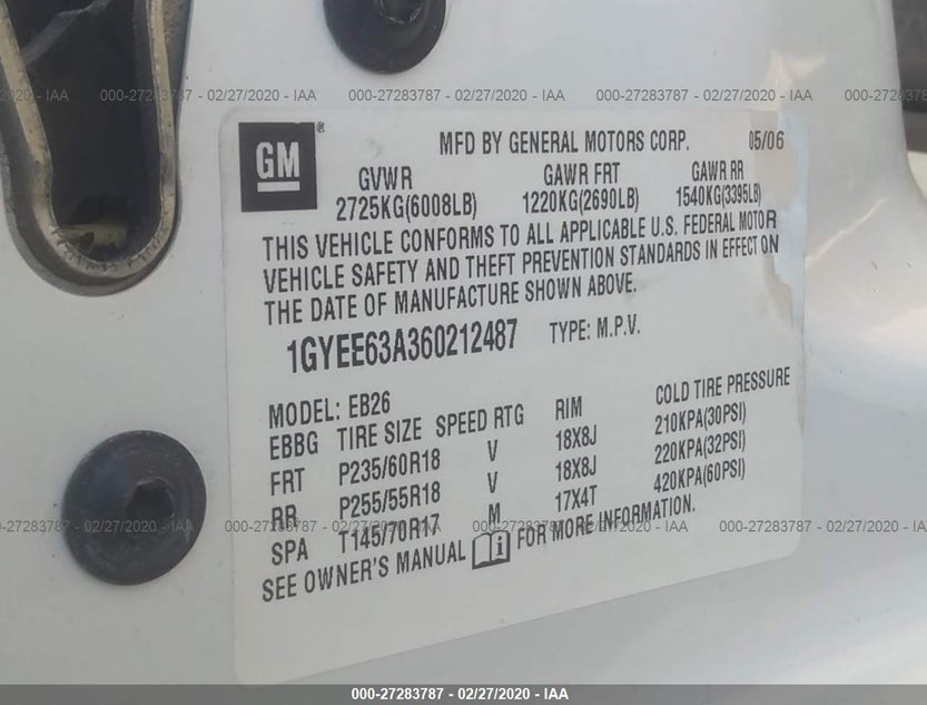 1GYEE63A360212487