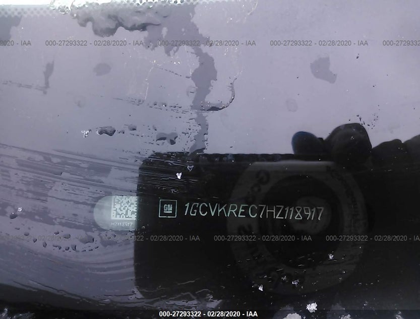 1GCVKREC7HZ118917