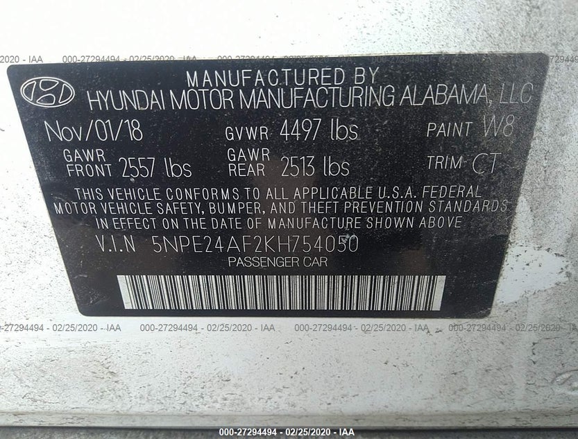 5NPE24AF2KH754050