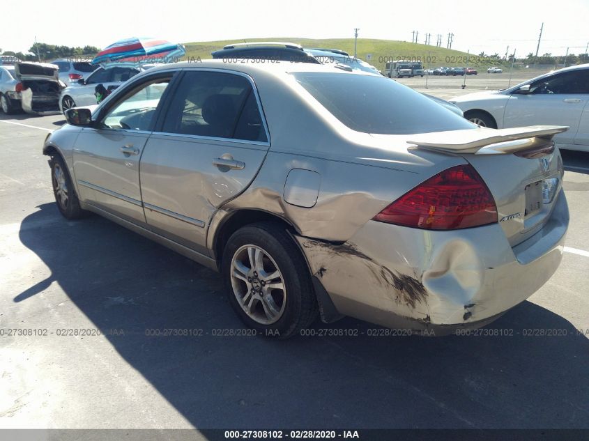 2006 Honda Accord 2.4 Ex VIN: 1HGCM56866A140702 Lot: 27308102