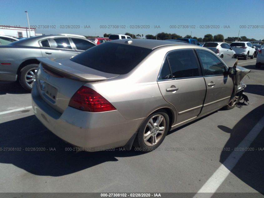 2006 Honda Accord 2.4 Ex VIN: 1HGCM56866A140702 Lot: 27308102