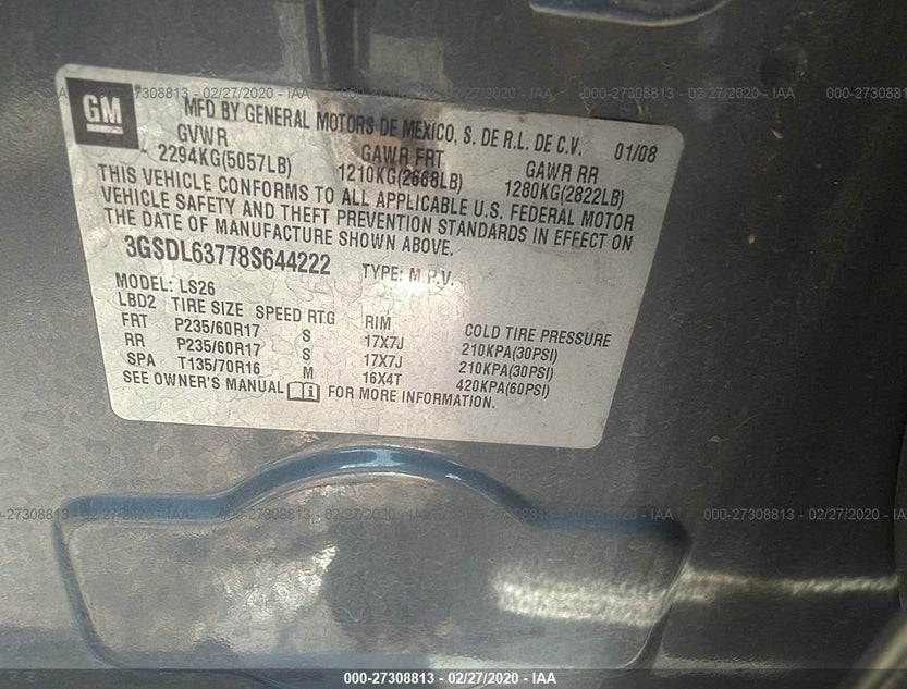 3GSDL63778S644222