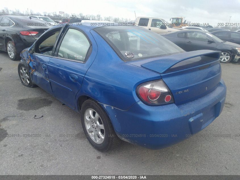 2005 Dodge Neon Sxt VIN: 1B3ES56C65D249810 Lot: 27324515