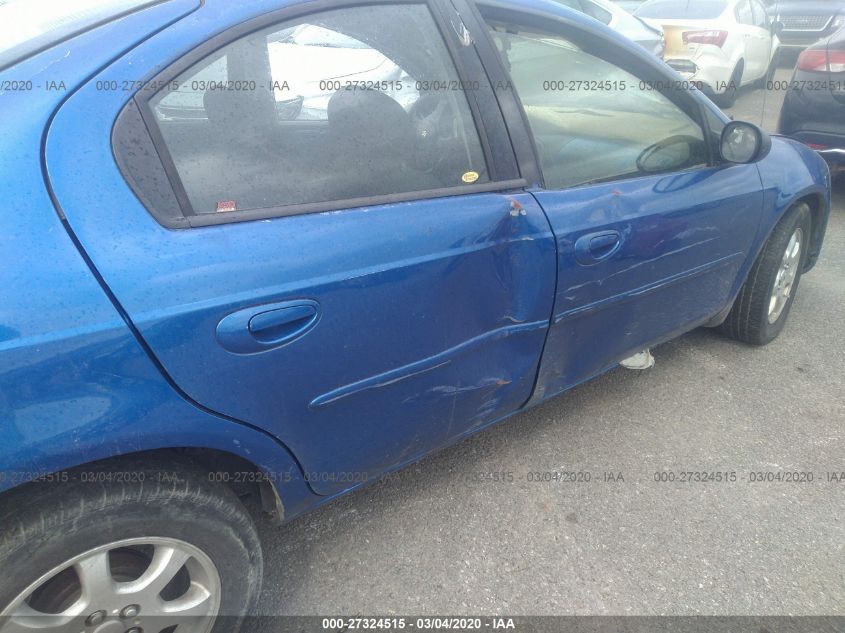 2005 Dodge Neon Sxt VIN: 1B3ES56C65D249810 Lot: 27324515