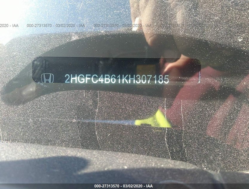 2HGFC4B61KH307185