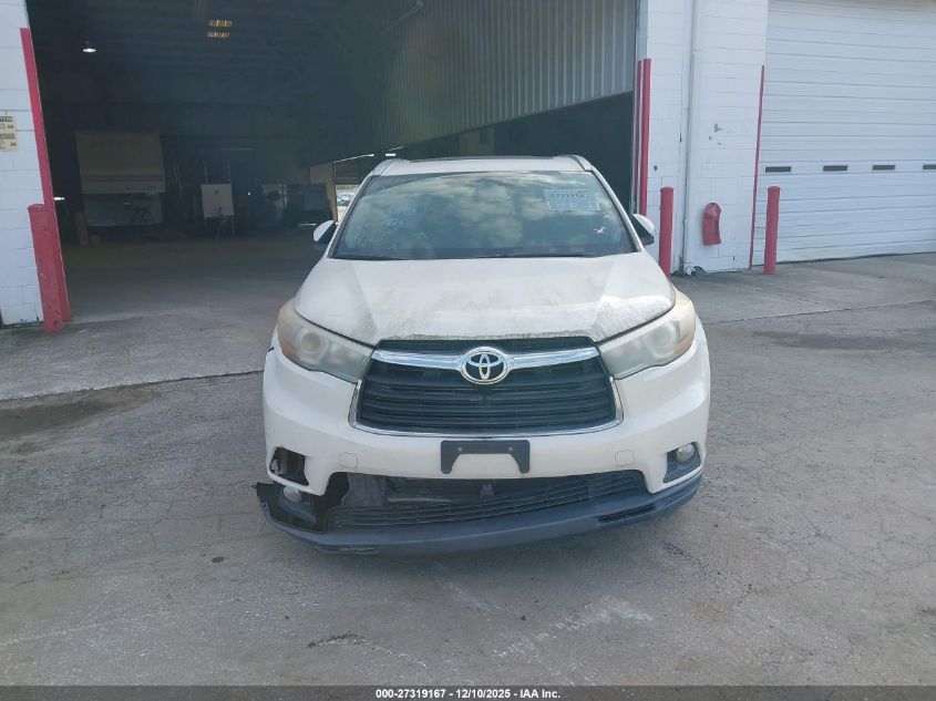 2016 Toyota Highlander Xle V6 VIN: 5TDJKRFH8GS293184 Lot: 27319167