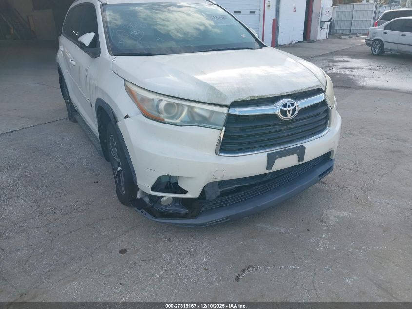 2016 Toyota Highlander Xle V6 VIN: 5TDJKRFH8GS293184 Lot: 27319167