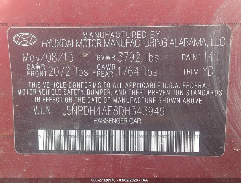 5NPDH4AE8DH343949