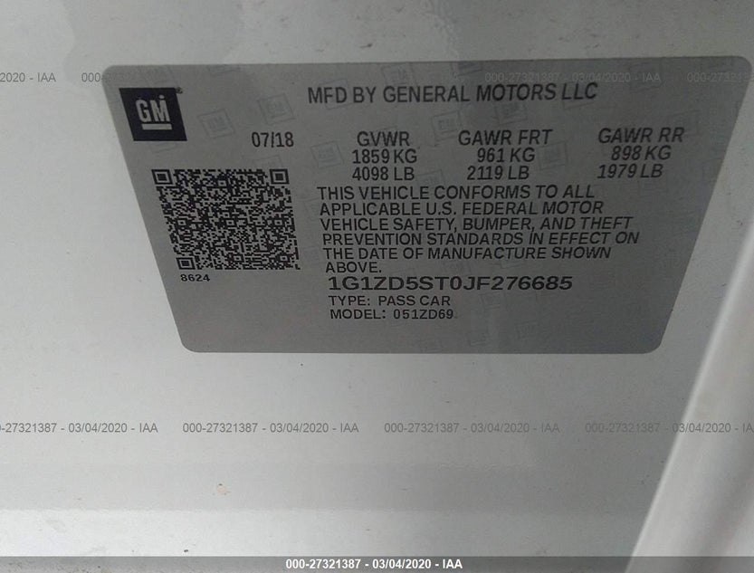 1G1ZD5ST0JF276685