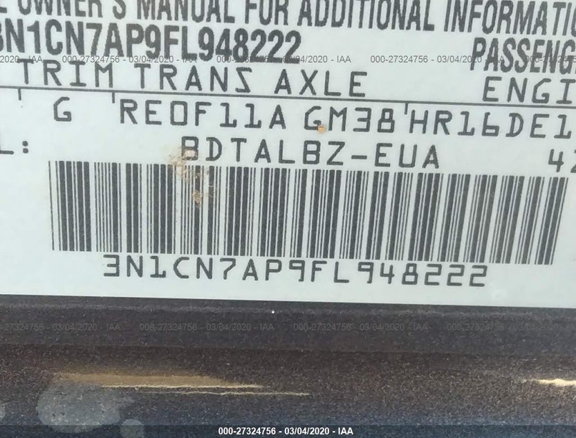 3N1CN7AP9FL948222
