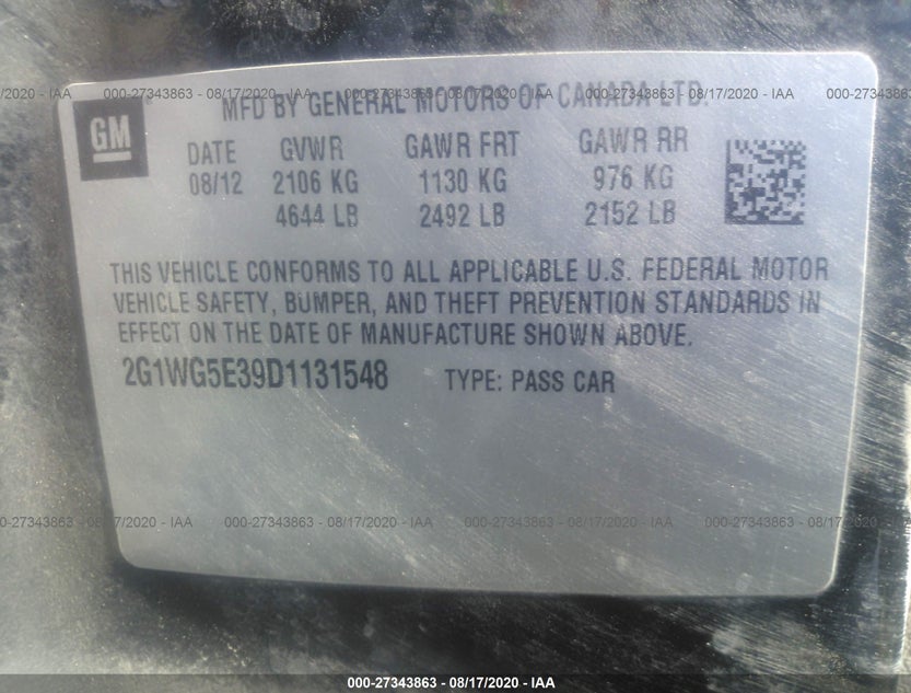 2G1WG5E39D1131548