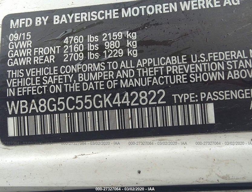 WBA8G5C55GK442822
