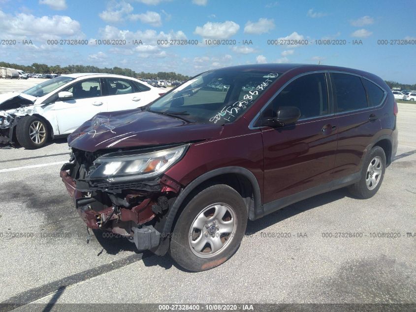 2015 Honda Cr-V Lx VIN: 2HKRM3H32FH528534 Lot: 27328400