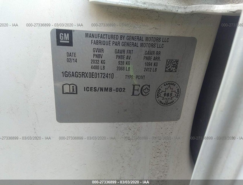 1G6AG5RX0E0172410