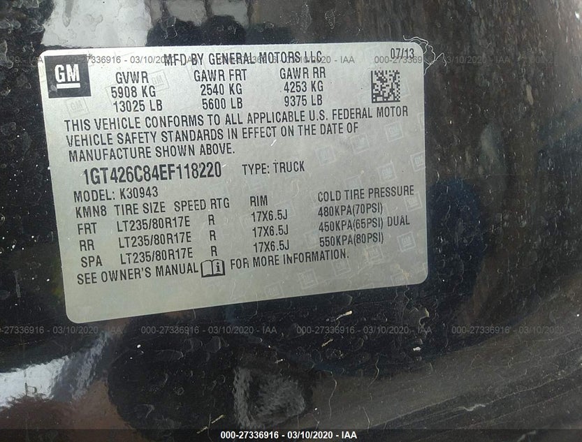 1GT426C84EF118220