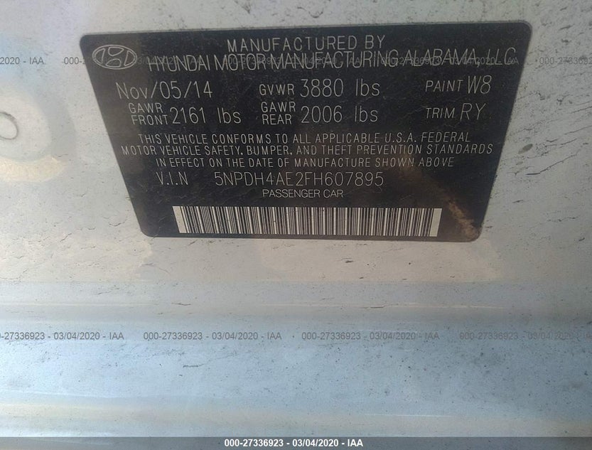 5NPDH4AE2FH607895