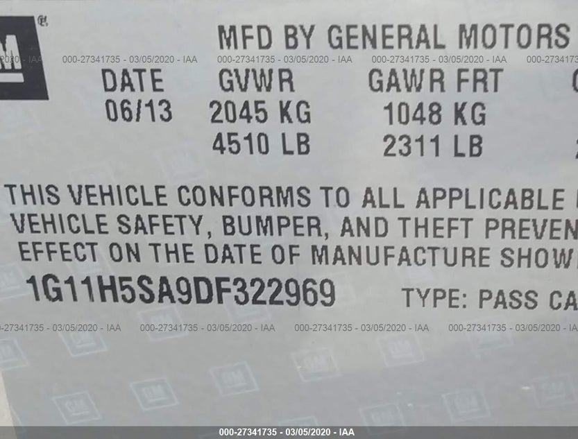 1G11H5SA9DF322969
