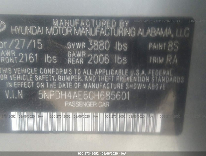 5NPDH4AE6GH685601