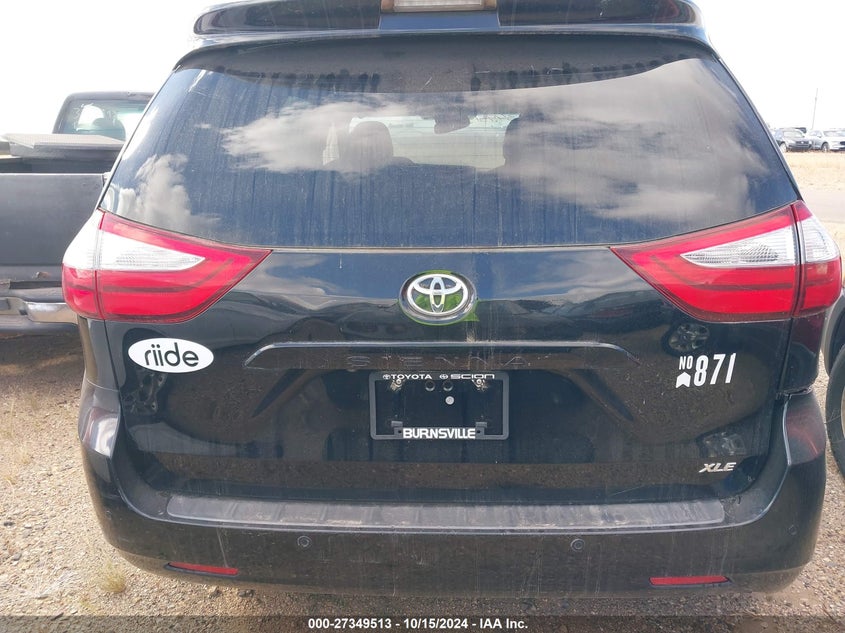 2016 Toyota Sienna Xle 8 Passenger VIN: 5TDYK3DC4GS744940 Lot: 27349513