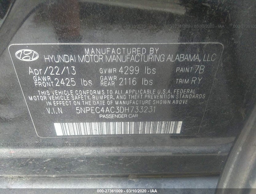 5NPEC4AC3DH733231