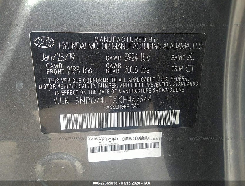 5NPD74LFXKH462544