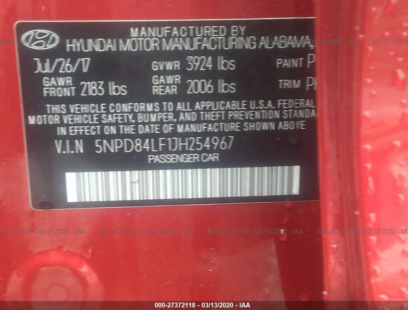 5NPD84LF1JH254967