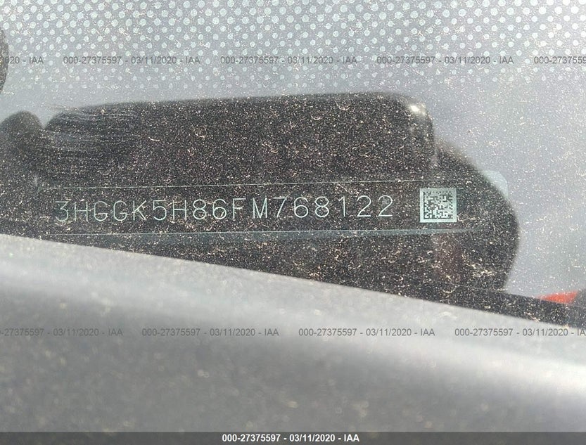 3HGGK5H86FM768122