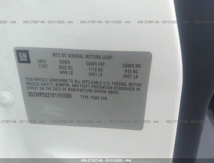 2G2WP552181191509