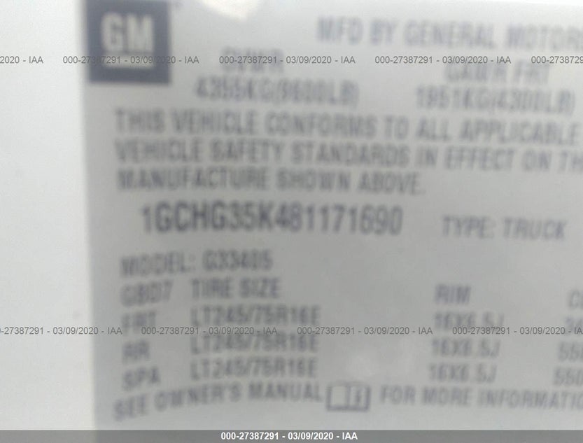1GCHG35K481171690