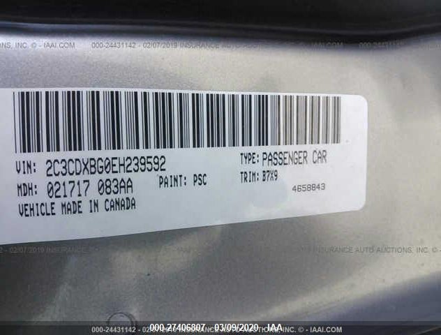 2C3CDXBG0EH239592