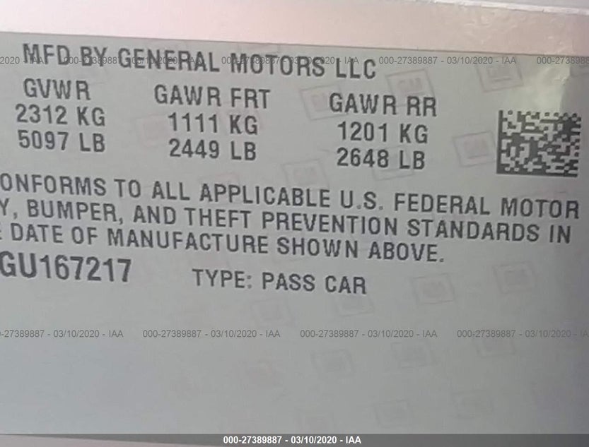 1G6KE5R67GU167217