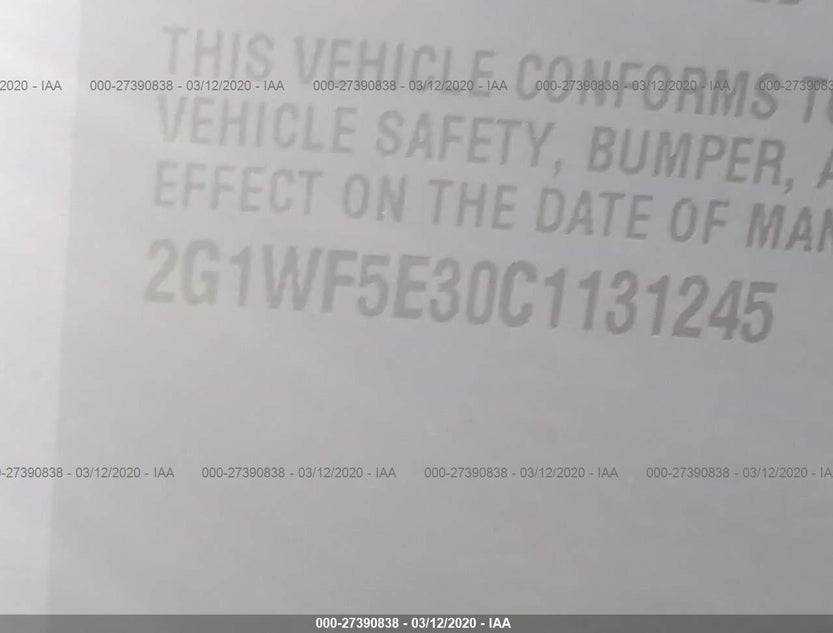 2G1WF5E30C1131245