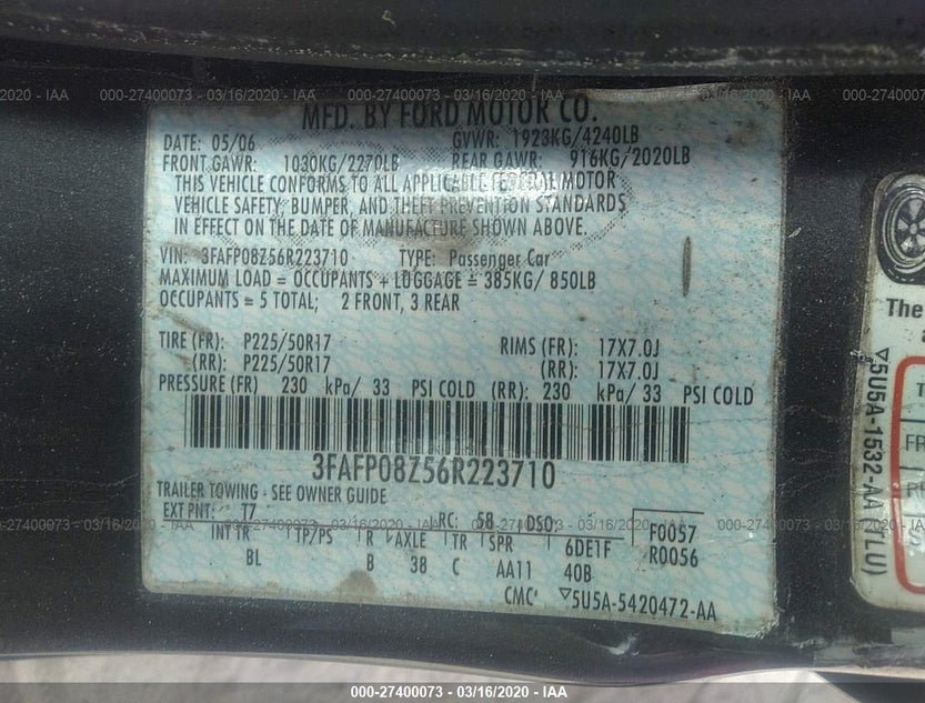 3FAFP08Z56R223710