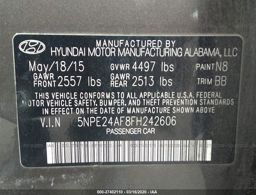 5NPE24AF8FH242606