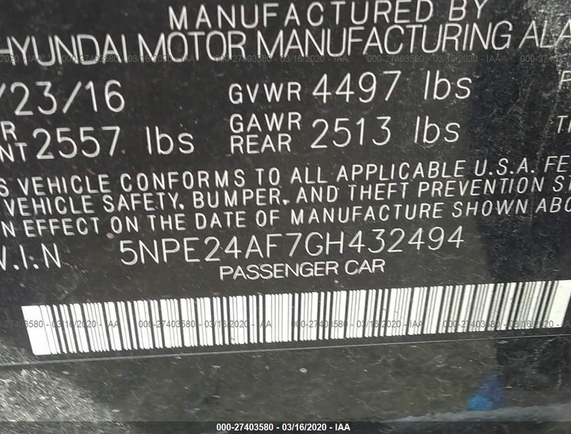 5NPE24AF7GH432494