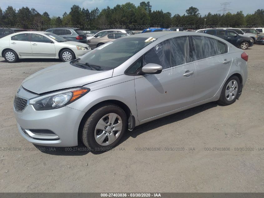 2015 Kia Forte Lx VIN: KNAFK4A6XF5330736 Lot: 27403836