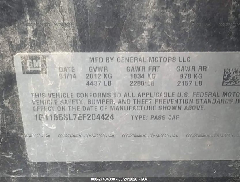 1G11B5SL7EF204424