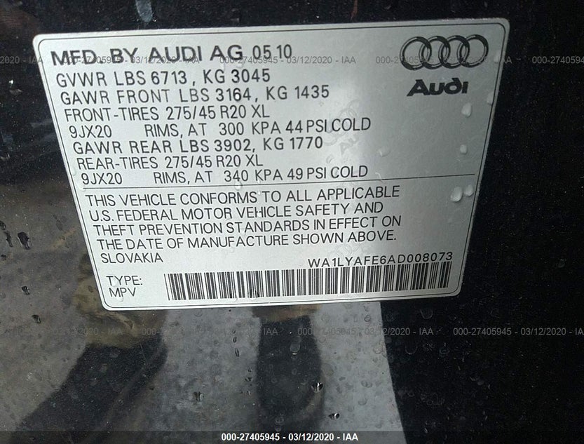 WA1LYAFE6AD008073