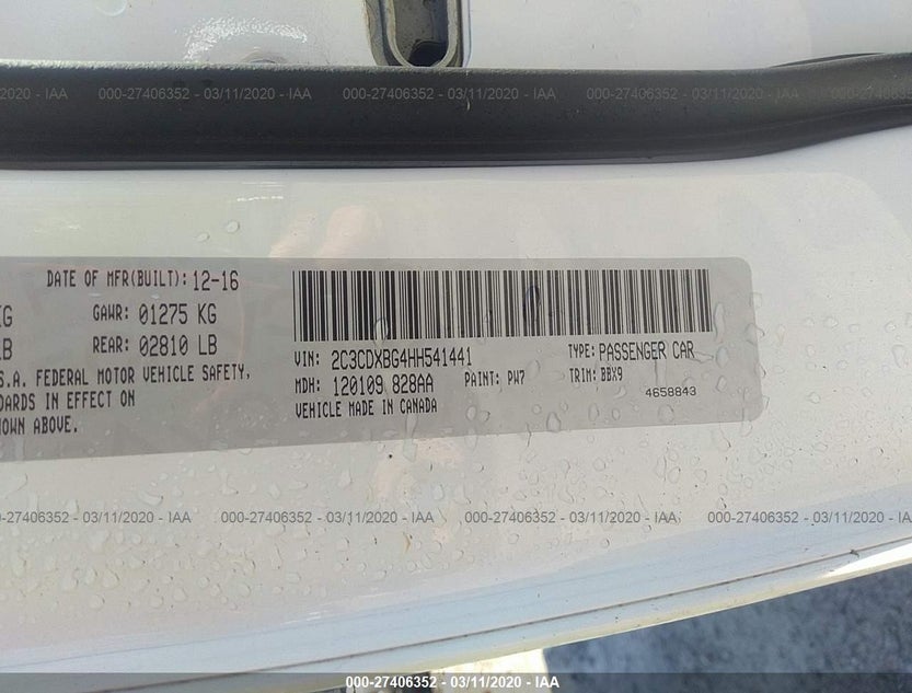 2C3CDXBG4HH541441