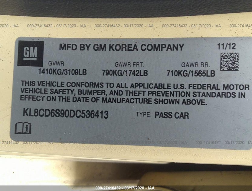 KL8CD6S90DC536413