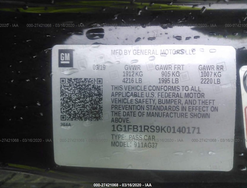 1G1FB1RS9K0140171