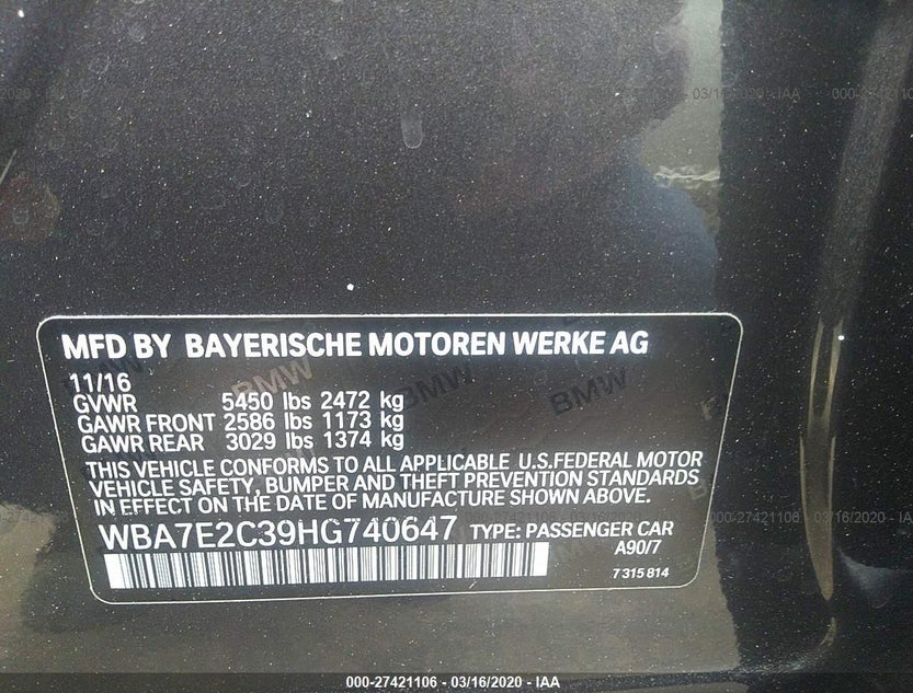 WBA7E2C39HG740647