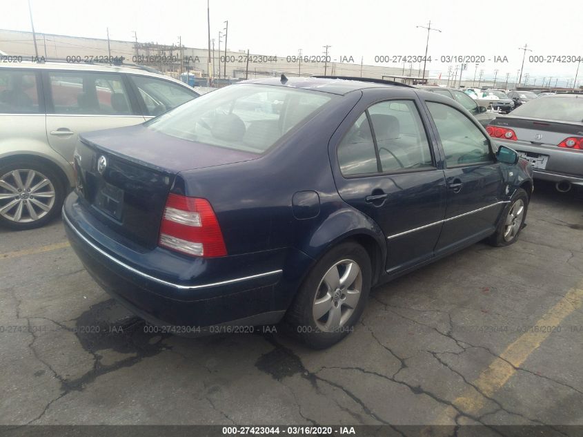 2004 Volkswagen Jetta Gls 2.0L VIN: 3VWSA69M84M113399 Lot: 27423044