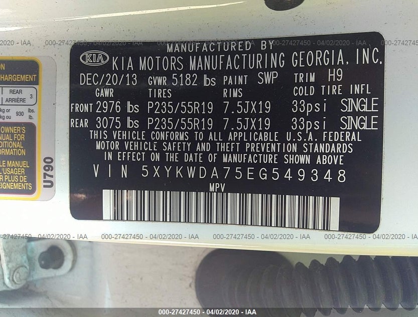 5XYKWDA75EG549348