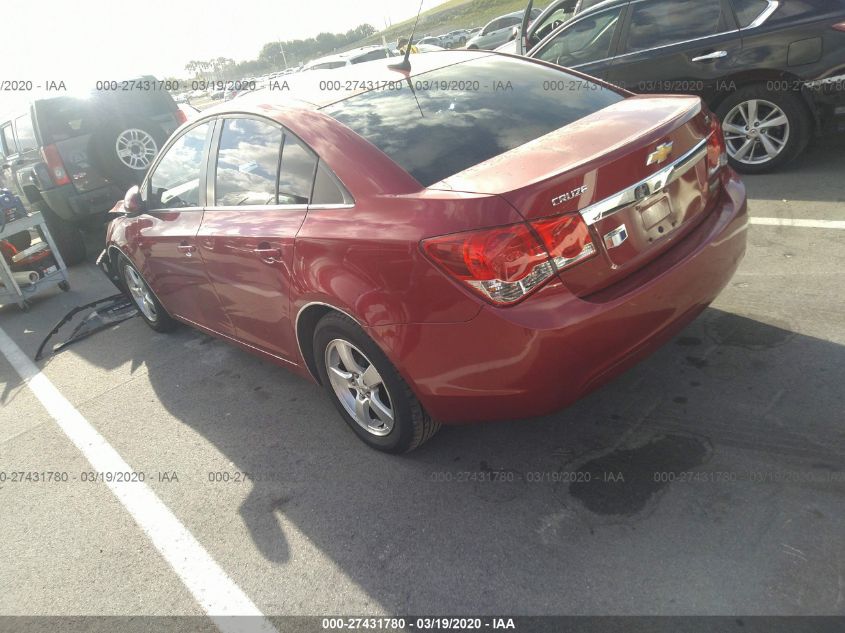 2013 Chevrolet Cruze 1Lt Auto VIN: 1G1PC5SB7D7262315 Lot: 27431780